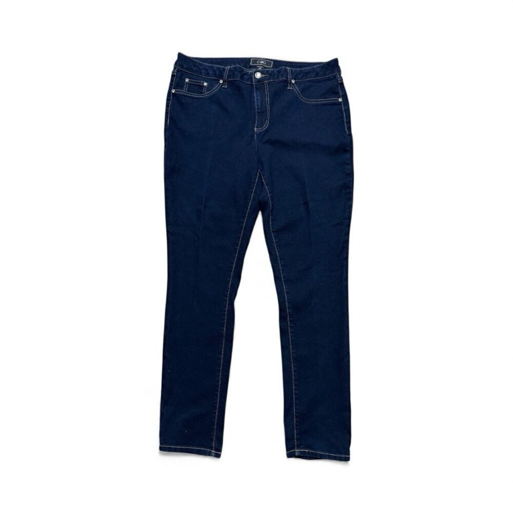 Cato Embellished Pocket Skinny Jeans Dark Wash Women’s Size 18W